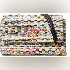 Tory Burch Kira tweed small crossbody, nwt